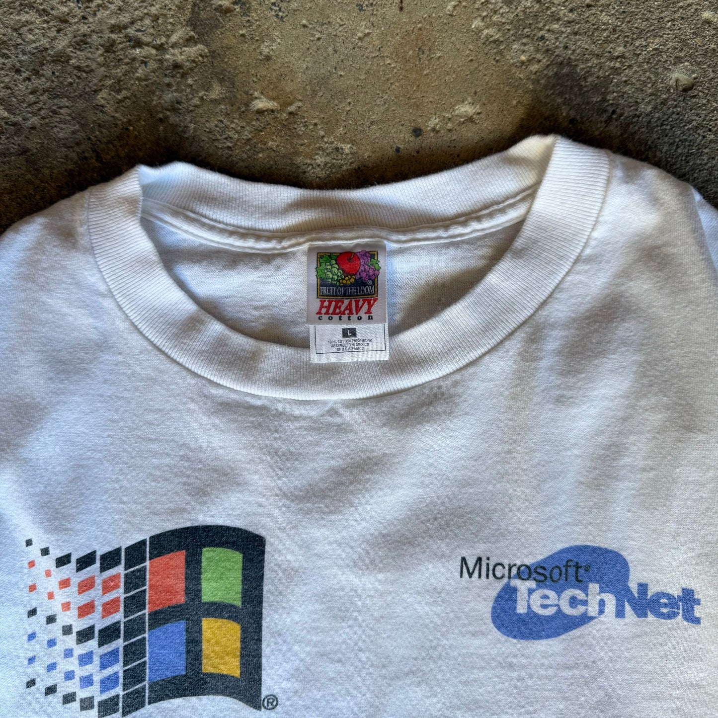 Late 90’s Windows Microsoft TechNet Photo Tech Shirt Size L
