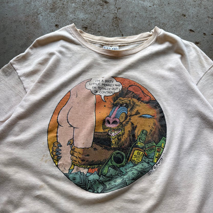 70’s Greg Irons “The Purple-Assed Baboon” Comic Art Tee