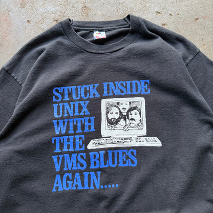 90’s “Stuck inside Unix With The VMS Blues Again” Vastek Tech Tee