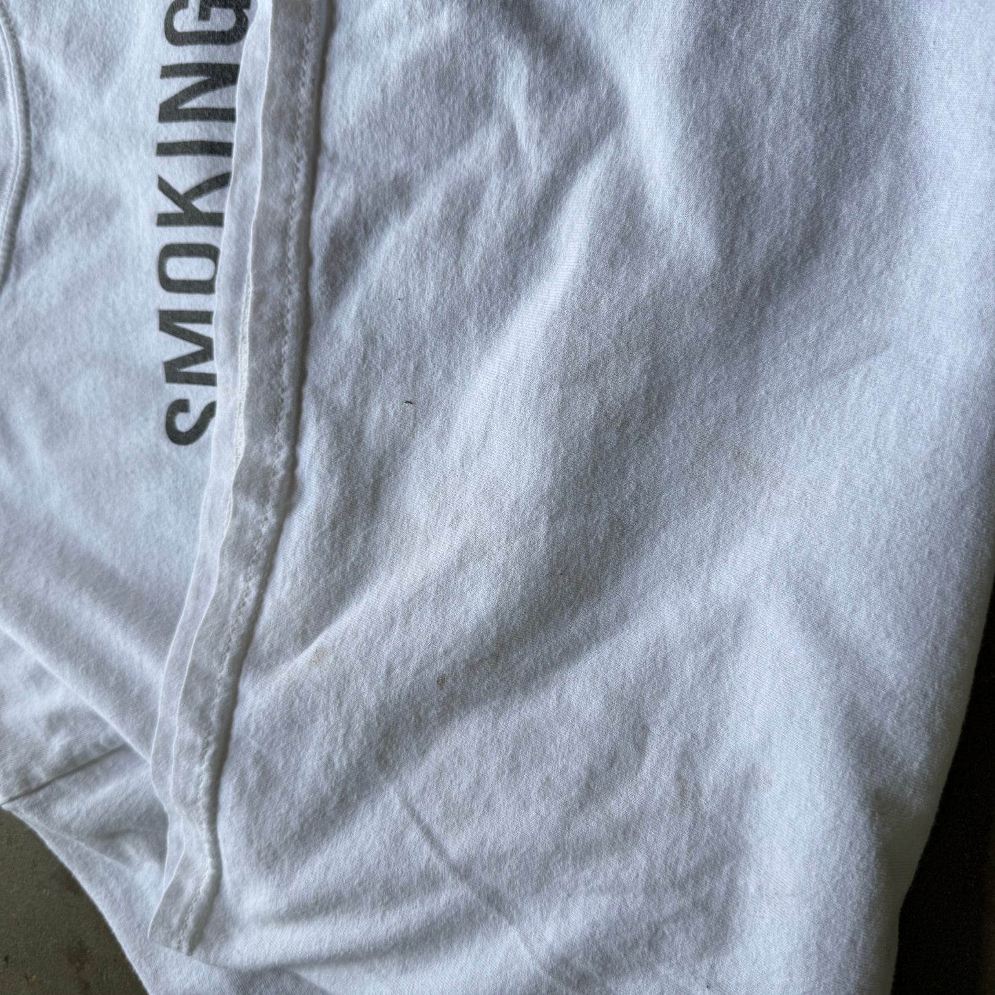 2000's Smoking Is A Biohazard Anti Smoking Tee