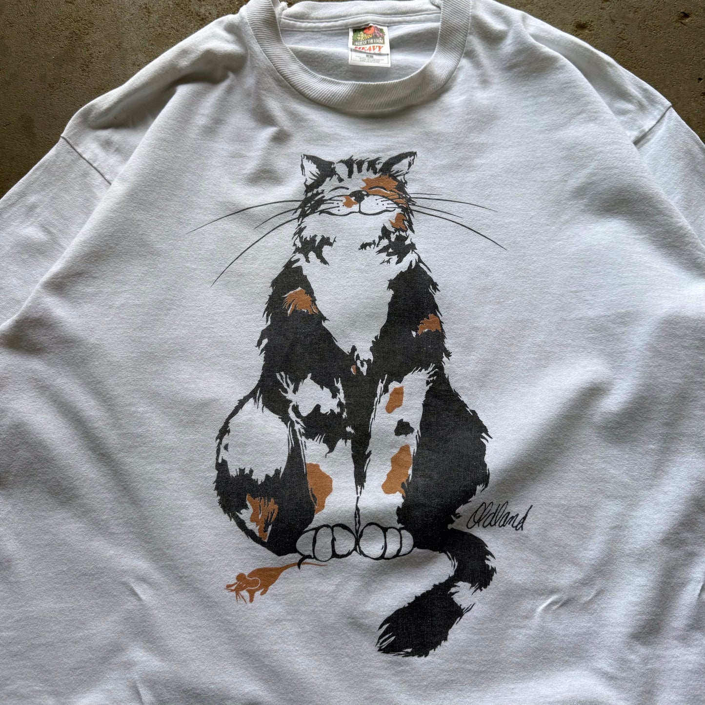 90’s Oldland Cat and Mouse Art Tee