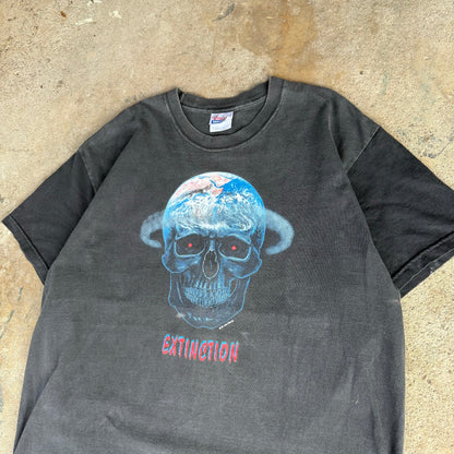 2000’s “Extinction” Anti Nuclear War Shirt Size L