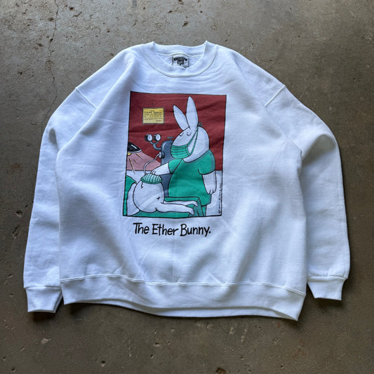 90's "The Ether Bunny" Doctor Comic Crewneck