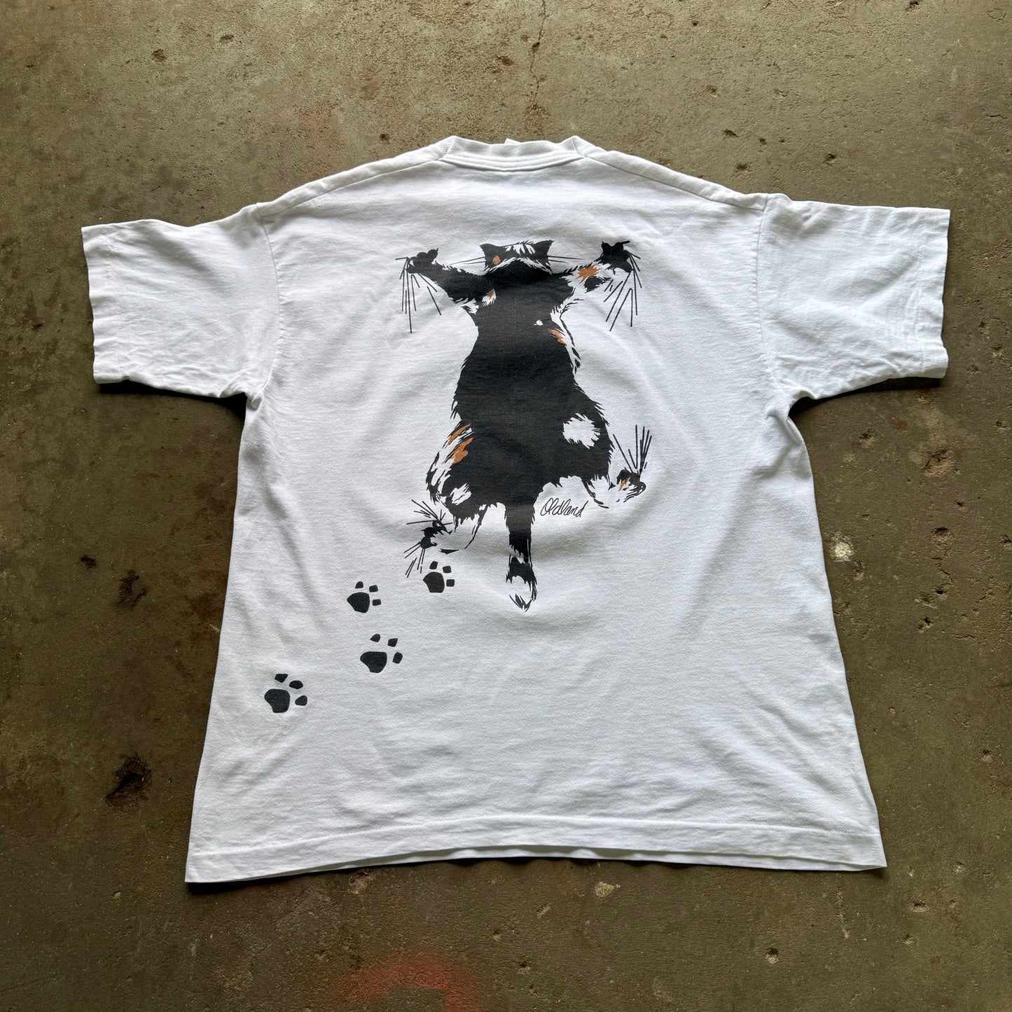 90’s Oldland Cat and Mouse Art Tee