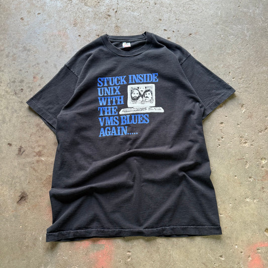 90’s “Stuck inside Unix With The VMS Blues Again” Vastek Tech Tee