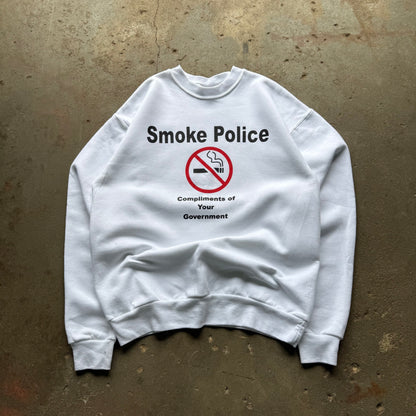 2000’s Smoke Police Political Anti Smoking Crewneck