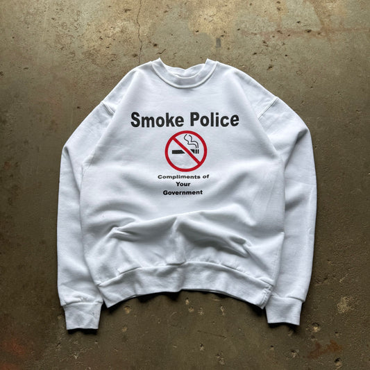 2000’s Smoke Police Political Anti Smoking Crewneck