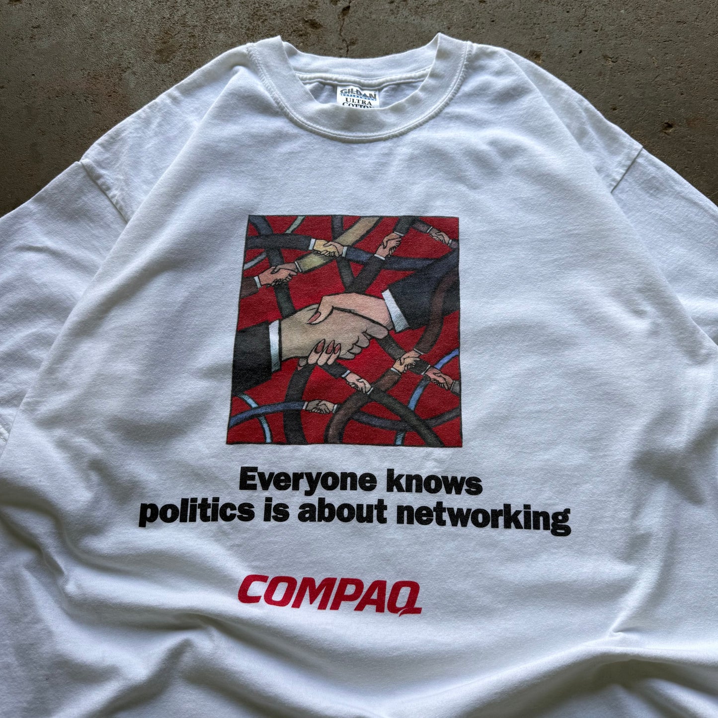 2000’s Compaq Networking Art Tech Tee