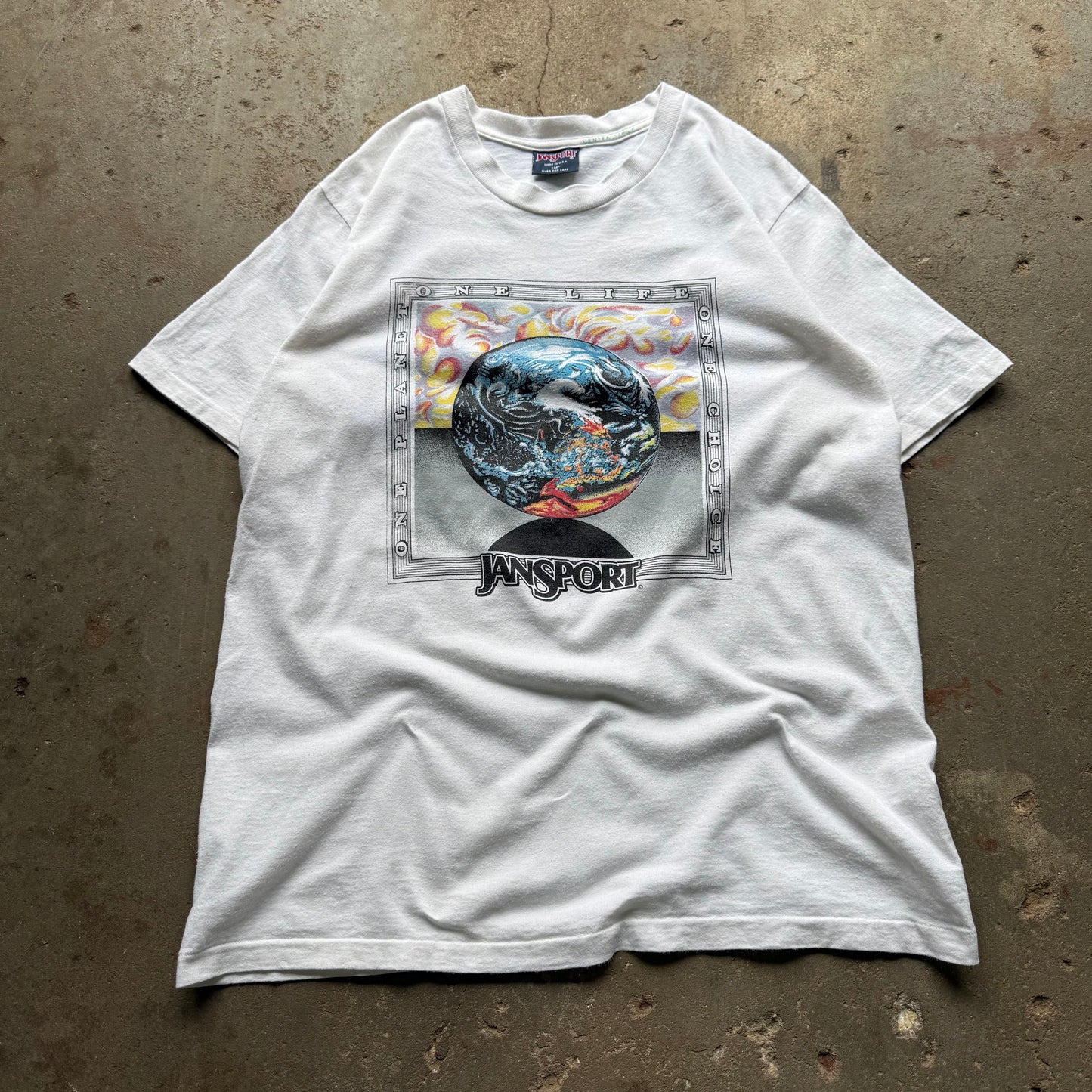 90’s Jansport Activism Fractal Art Tee