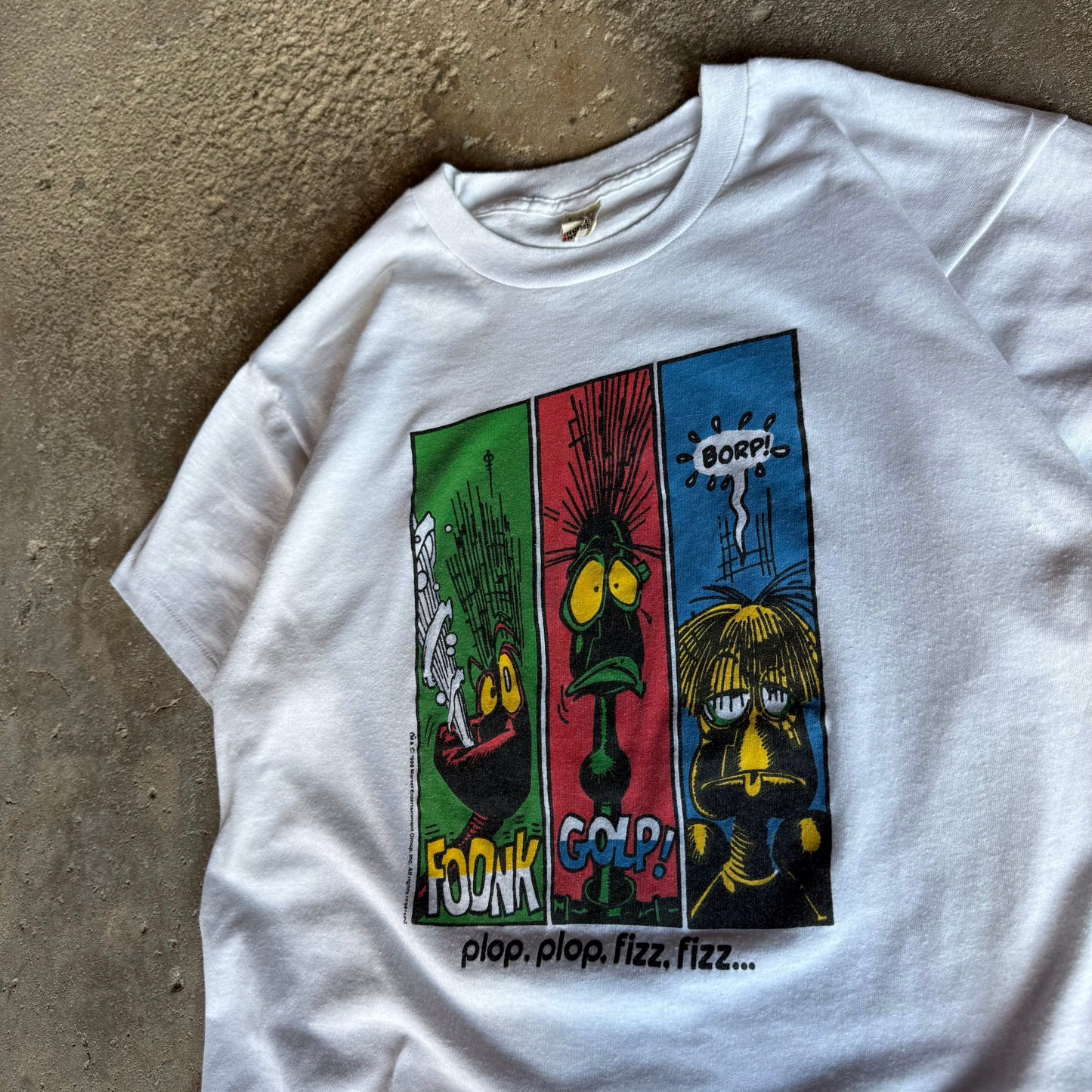 80’s “Plop, Plop, Fizz, Fizz…” Alka Seltzer Promo Ad Shirt Size L