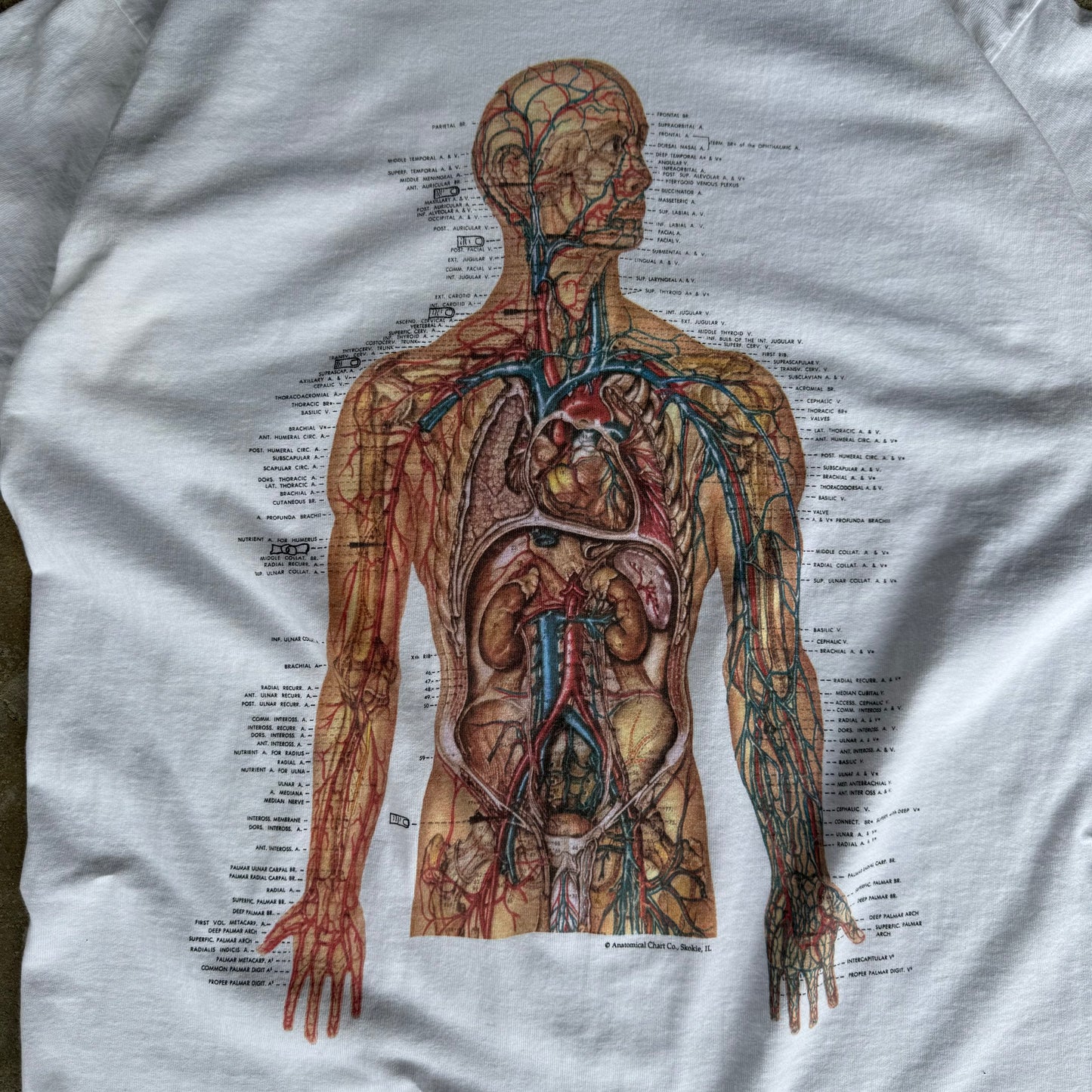 90’s Big Print Anatomy Shirt Size L