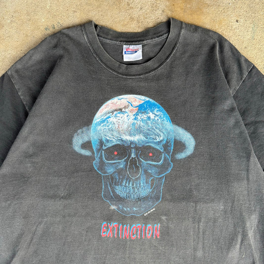 2000’s “Extinction” Anti Nuclear War Shirt Size L