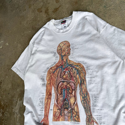 90’s Big Print Anatomy Shirt Size L