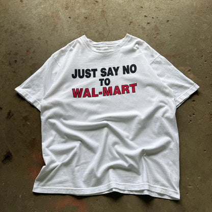 90’s “Just say no to Walmart” Protest Tee