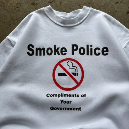 2000’s Smoke Police Political Anti Smoking Crewneck