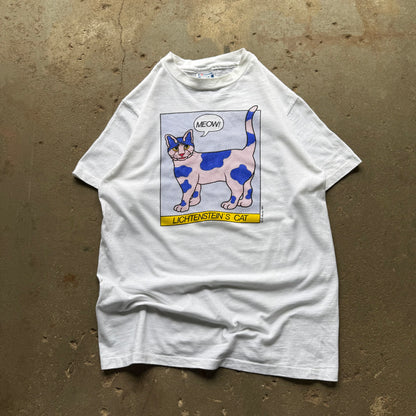 80’s Lichtenstein’s Cat Parody Art Tee