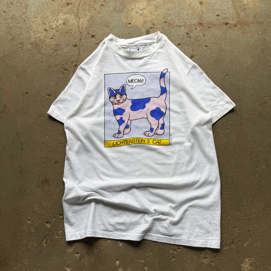 80’s Lichtenstein’s Cat Parody Art Tee