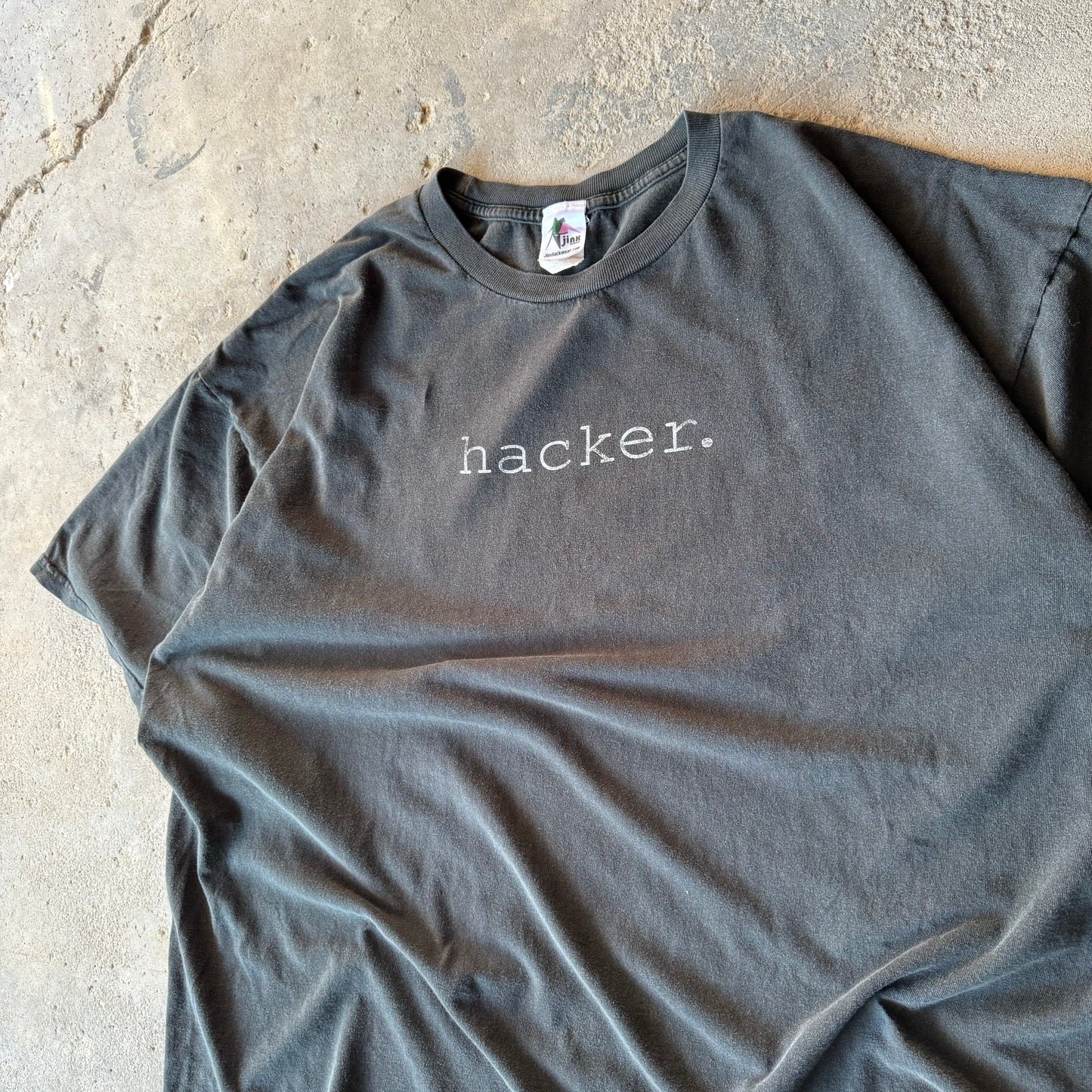 Late 90’s “hacker.” Jinx Hackerwear statement shirt Size XXL