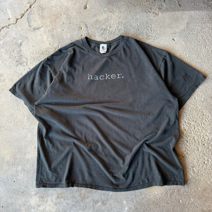 Late 90’s “hacker.” Jinx Hackerwear statement shirt Size XXL