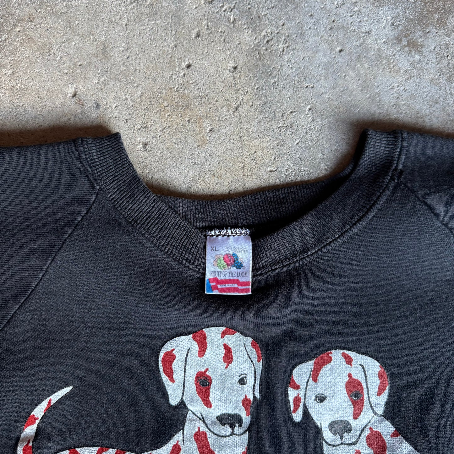 90’s “Chile Dogs” Funny Pun Art Sweatshirt Size XL