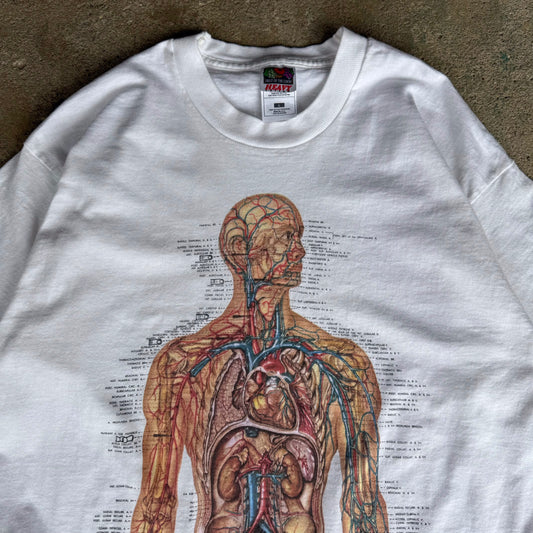 90’s Big Print Anatomy Shirt Size L