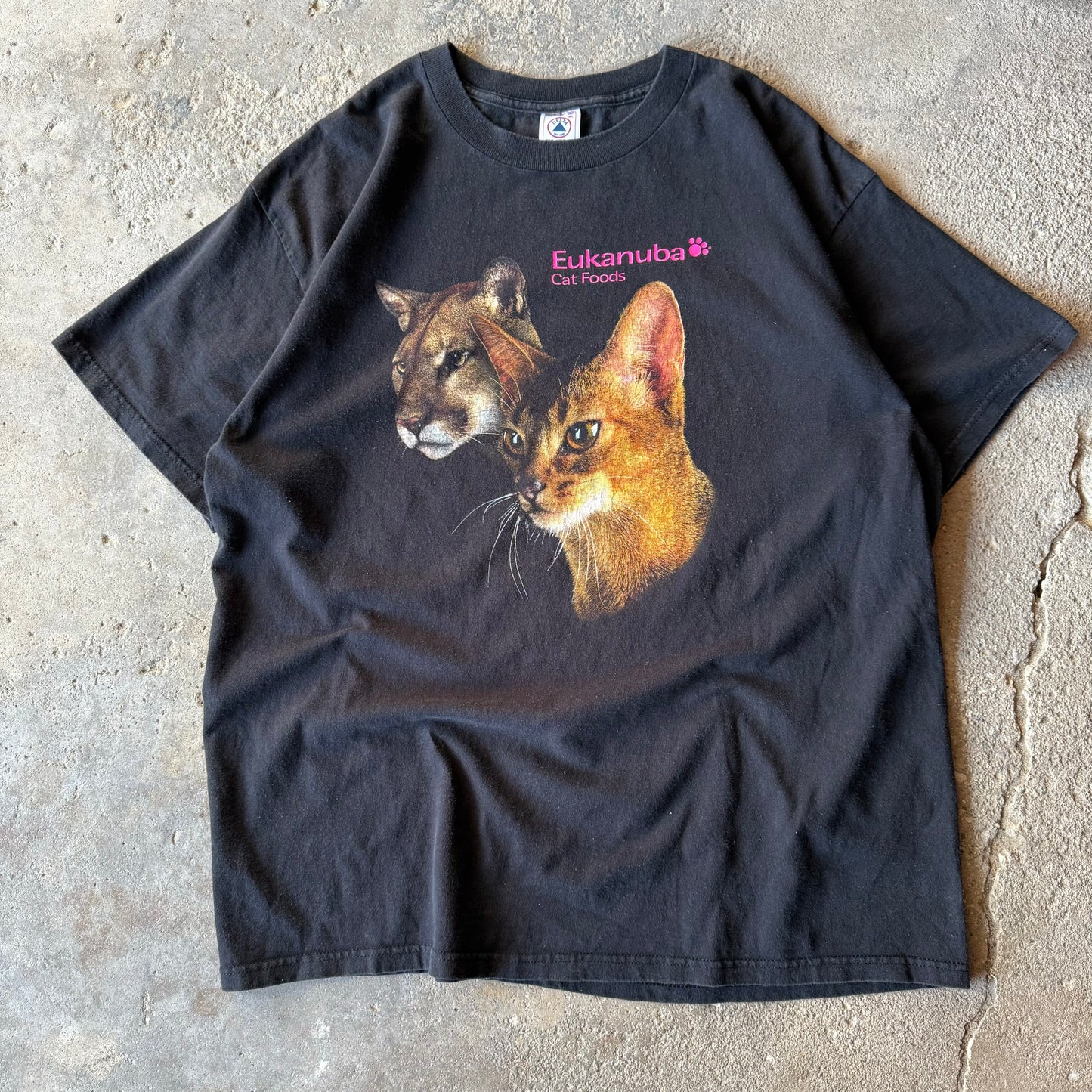 90’s Eukanuba Cat Foods Promo Shirt Size XL