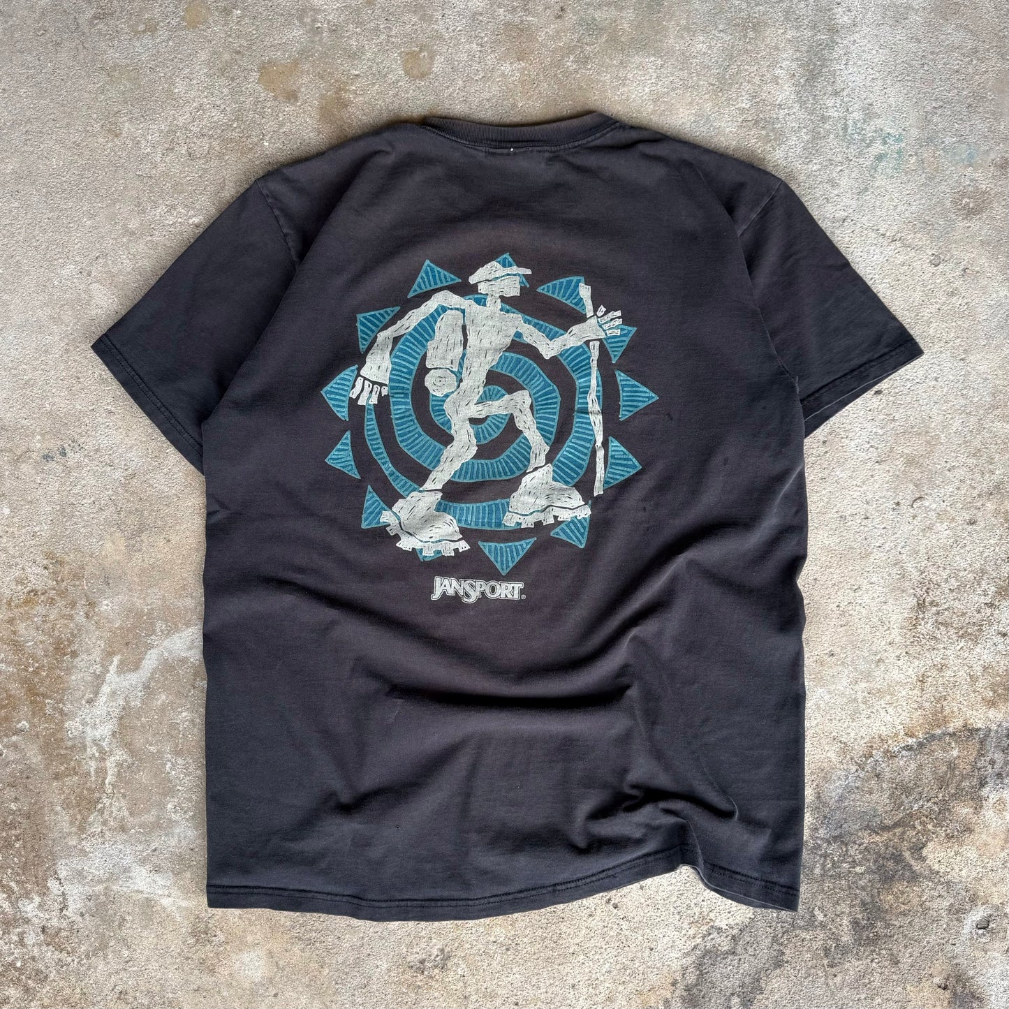 Late 90’s Jansport Hiker Art Promo Shirt Size L