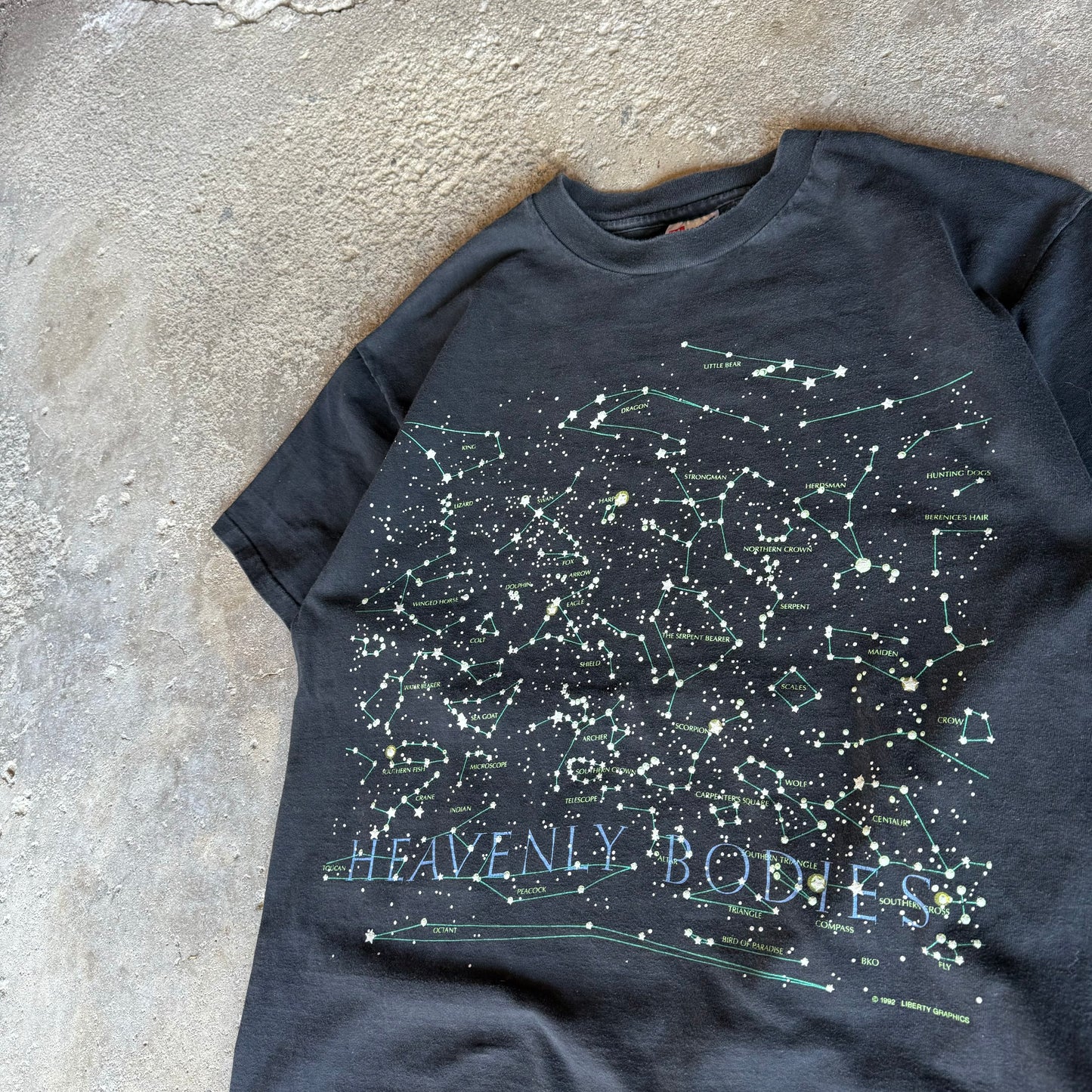 90’s “Heavenly Bodies” Astrology Constellation Shirt Size XL