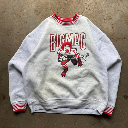 90’s McDonald’s Big Mac Ronald McDonald Football Team Parody Crewneck