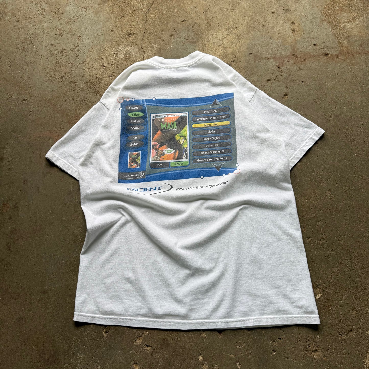 Late 90’s The Mask Escient Tech Movie Promo Tee