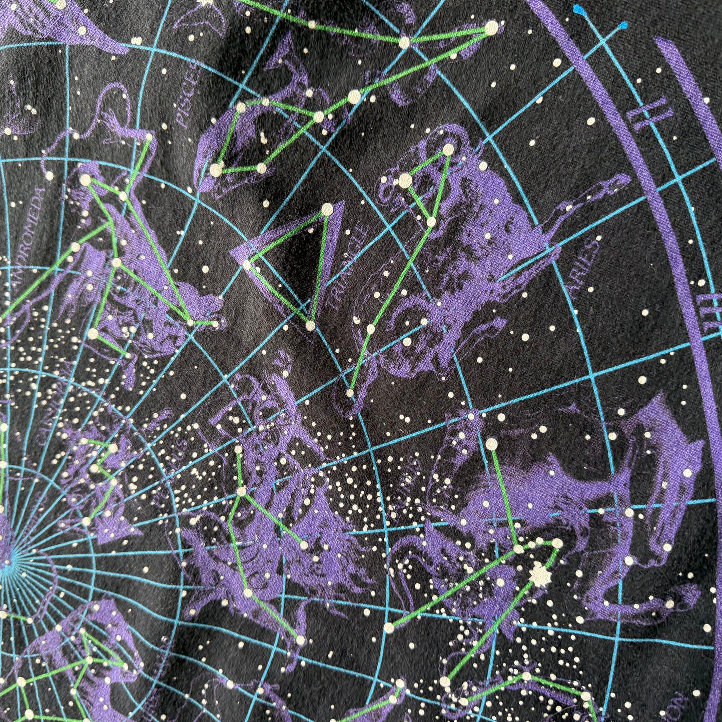 90’s Liquid Blue Constellation All Over Print Tee