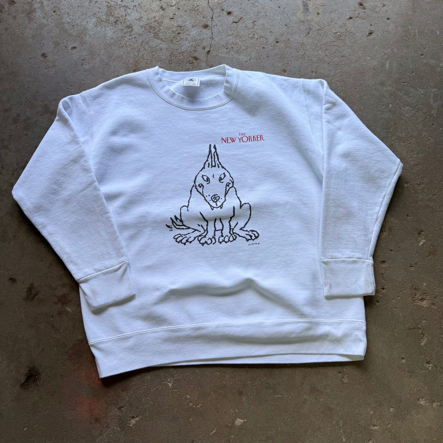 90's The New Yorker Dog George Booth Crewneck