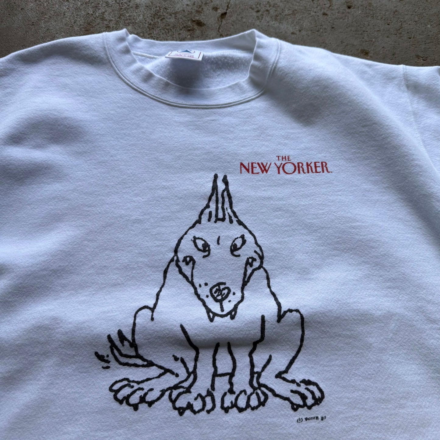 90's The New Yorker Dog George Booth Crewneck
