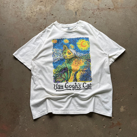 90’s Van Gogh’s Cat Parody Art Tee