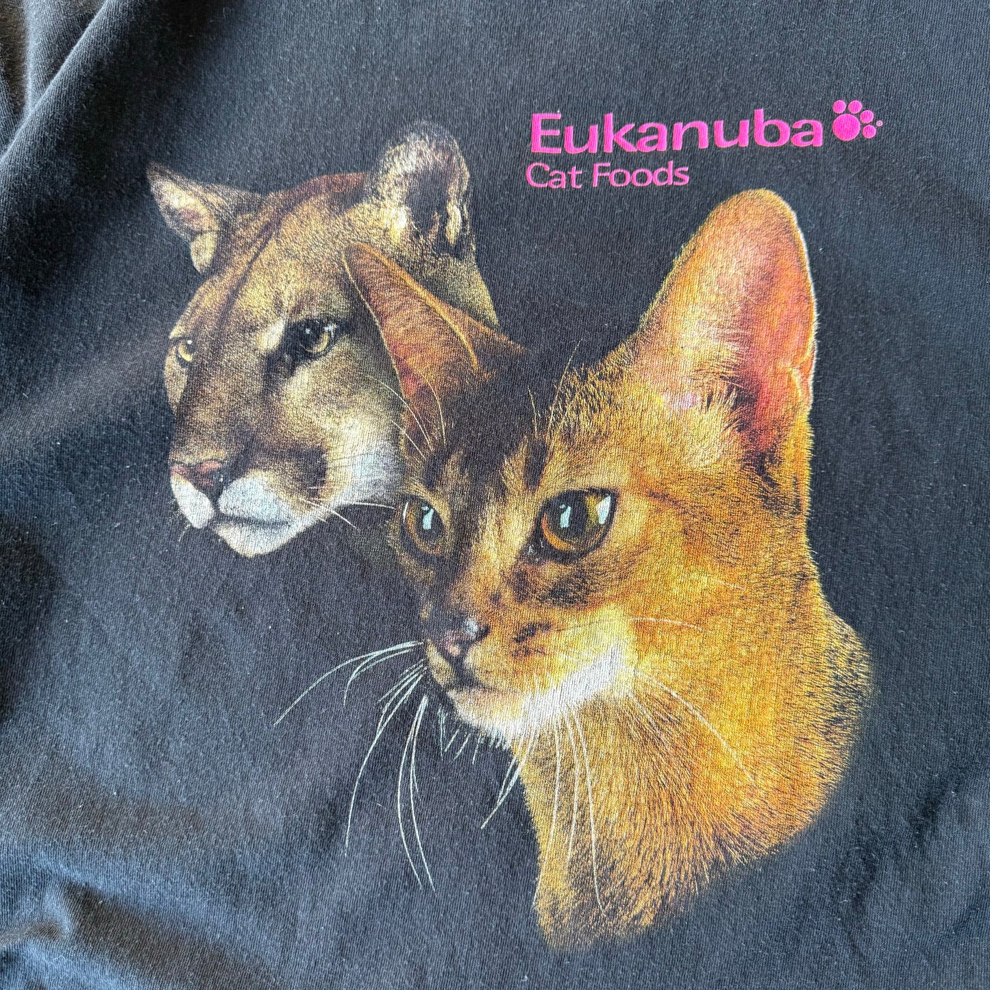 90’s Eukanuba Cat Foods Promo Shirt Size XL