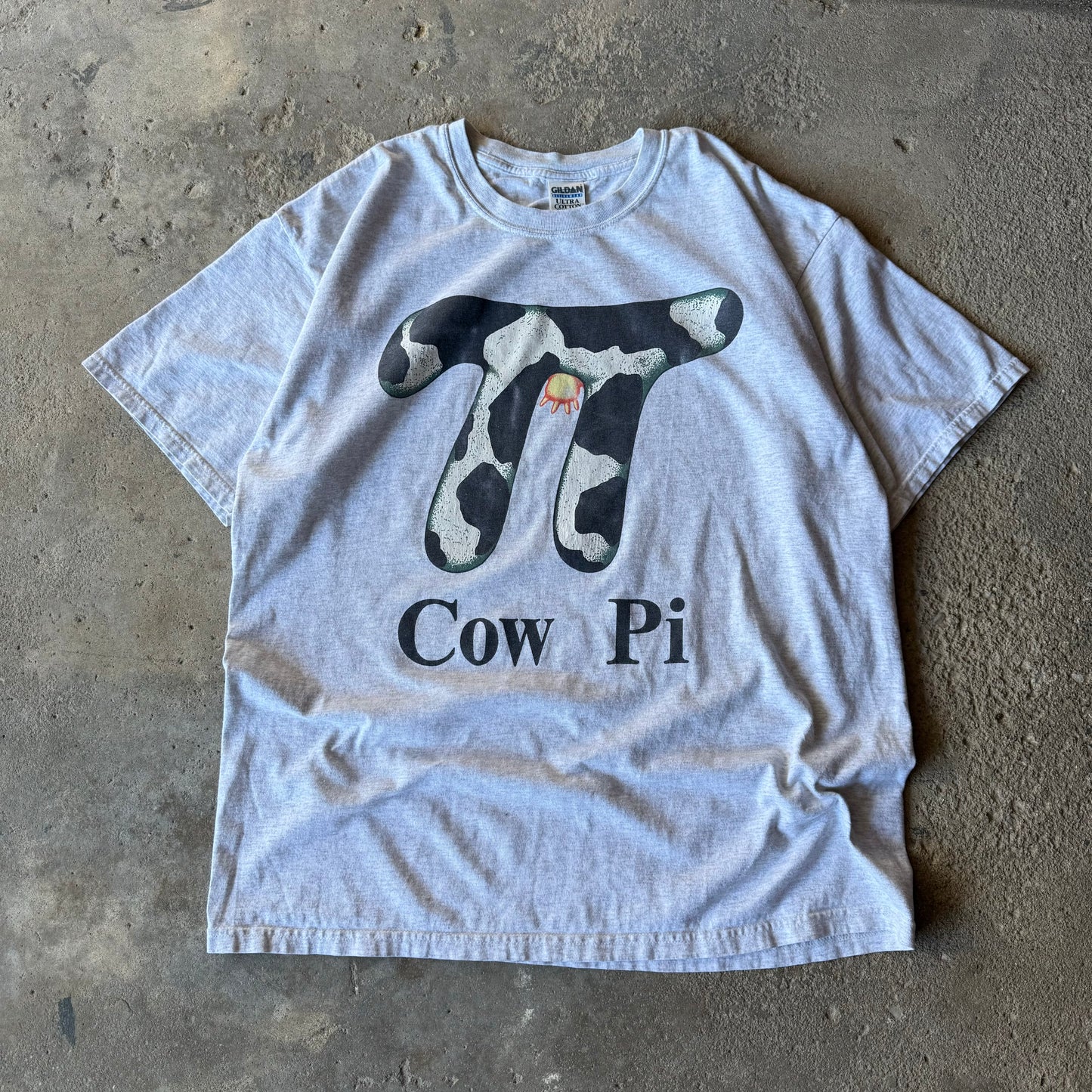 2000’s Cow Pi Math Pun Shirt Size XL