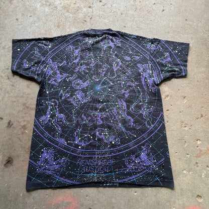 90’s Liquid Blue Constellation All Over Print Tee