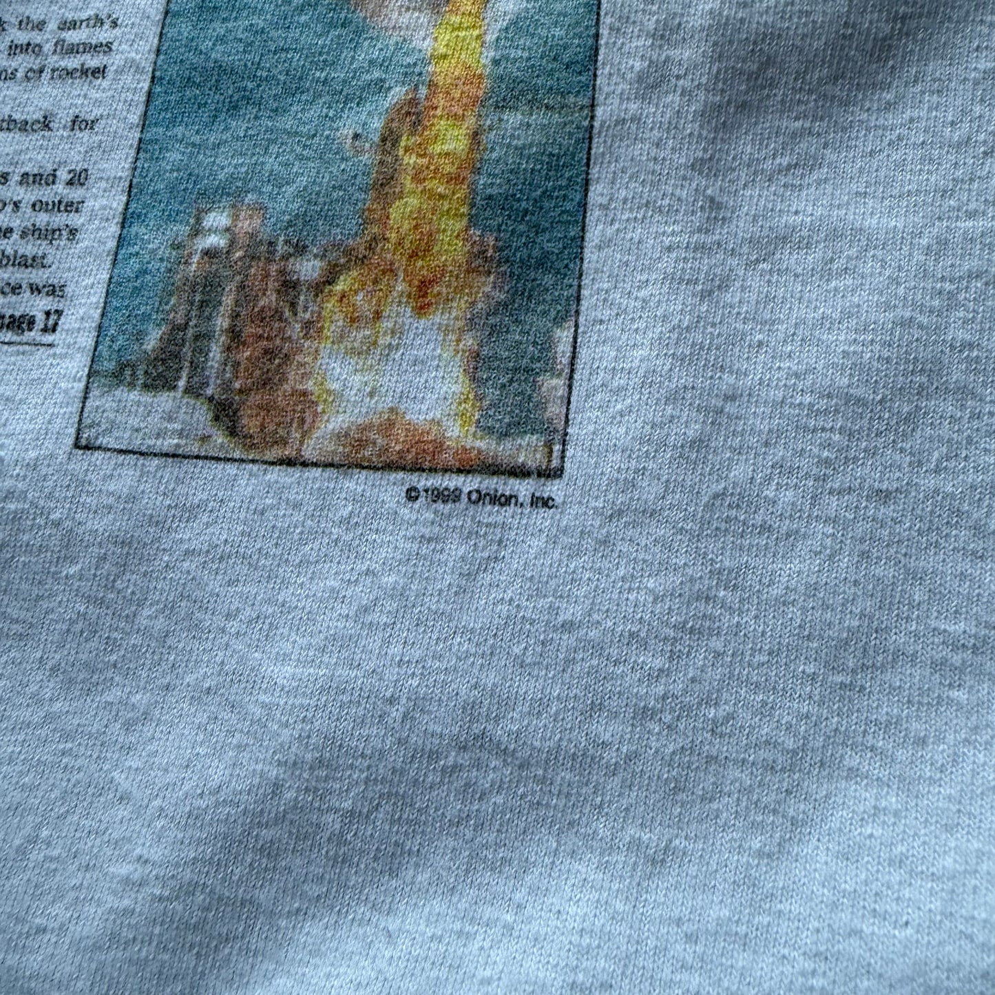 Late 90’s Then Onion “Christ Returns To NBA” News Paper Tee