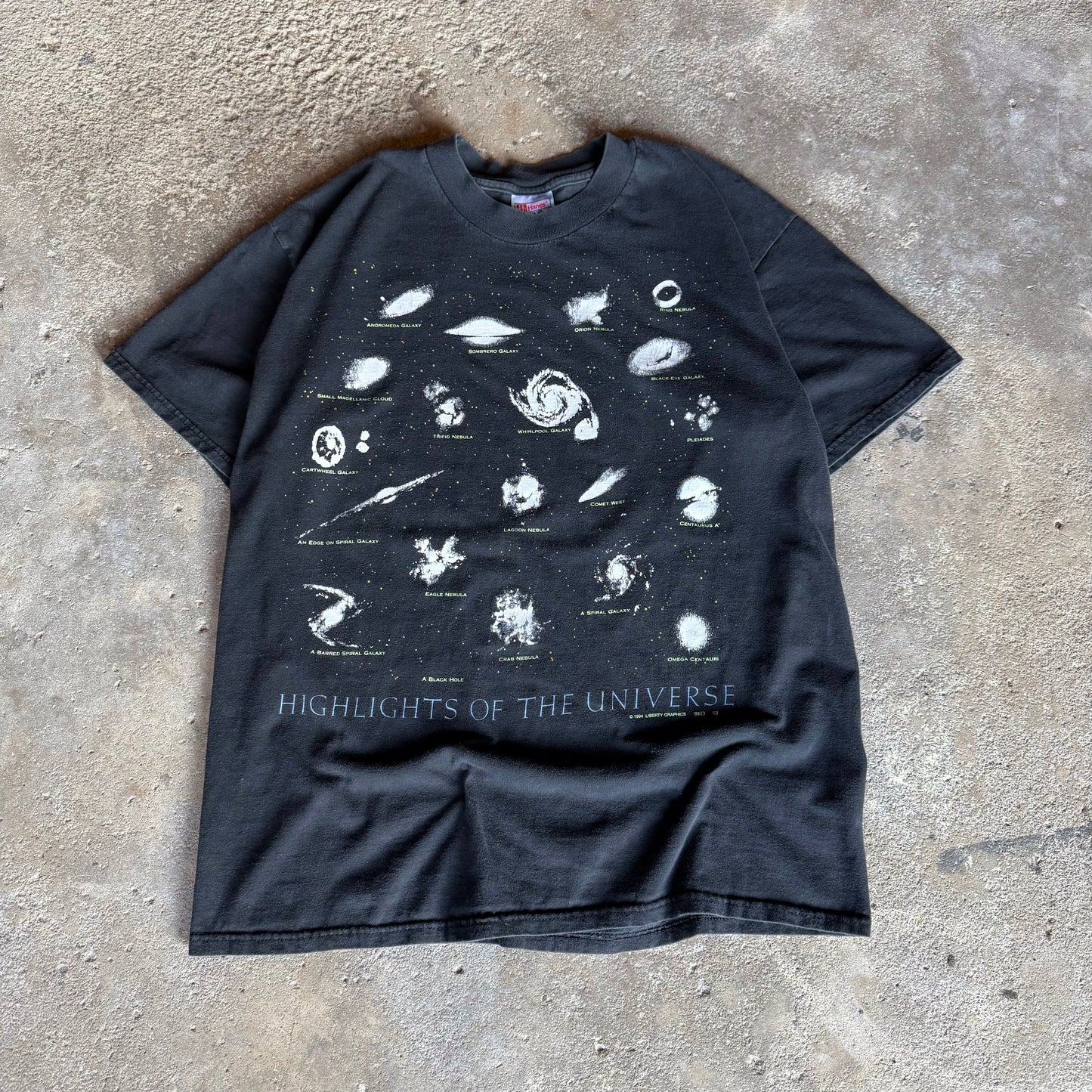 Late 90’s “Highlights of the Universe” Galaxy Space Shirt Size L
