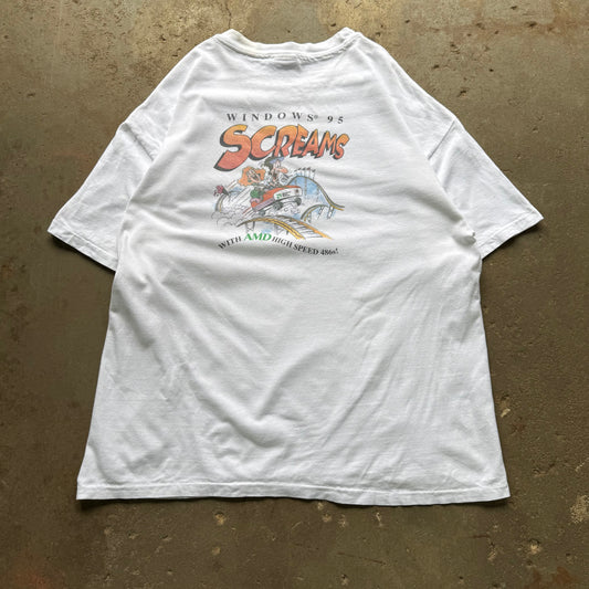 90’s Windows 95 AMD Rollercoaster Tech Tee