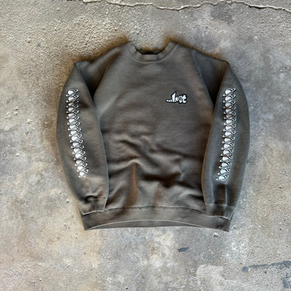 Late 90’s …lost enterprises Planet Logo Sleeve Print Crewneck Sweatshirt Size L
