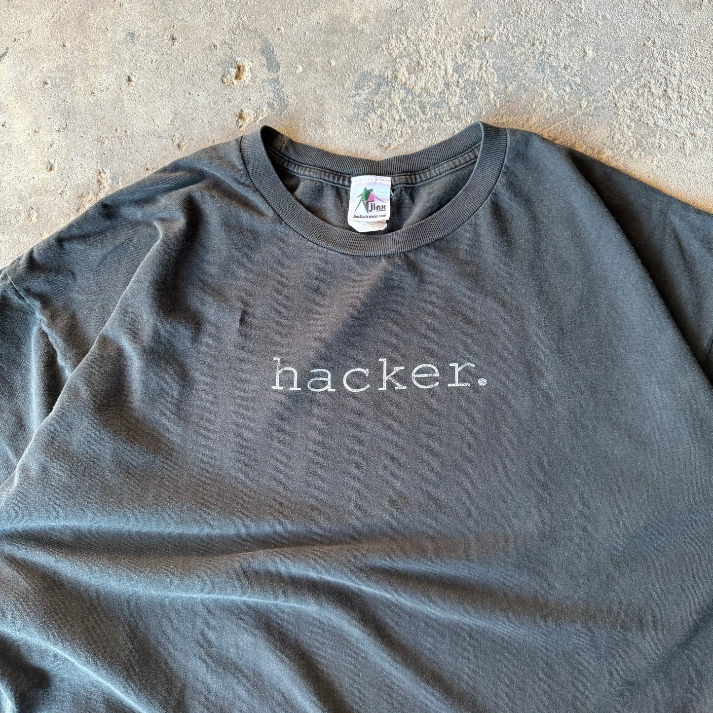 Late 90’s “hacker.” Jinx Hackerwear statement shirt Size XXL
