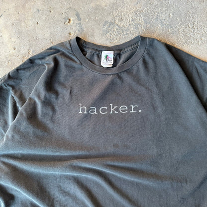 Late 90’s “hacker.” Jinx Hackerwear statement shirt Size XXL