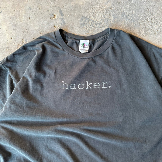 Late 90’s “hacker.” Jinx Hackerwear statement shirt Size XXL