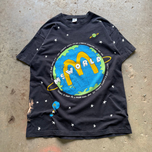 90's McDonalds "McWorld" Promo All Over Print Shirt