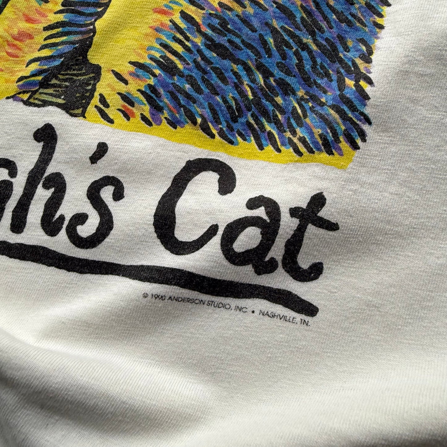 90’s Van Gogh’s Cat Parody Art Tee