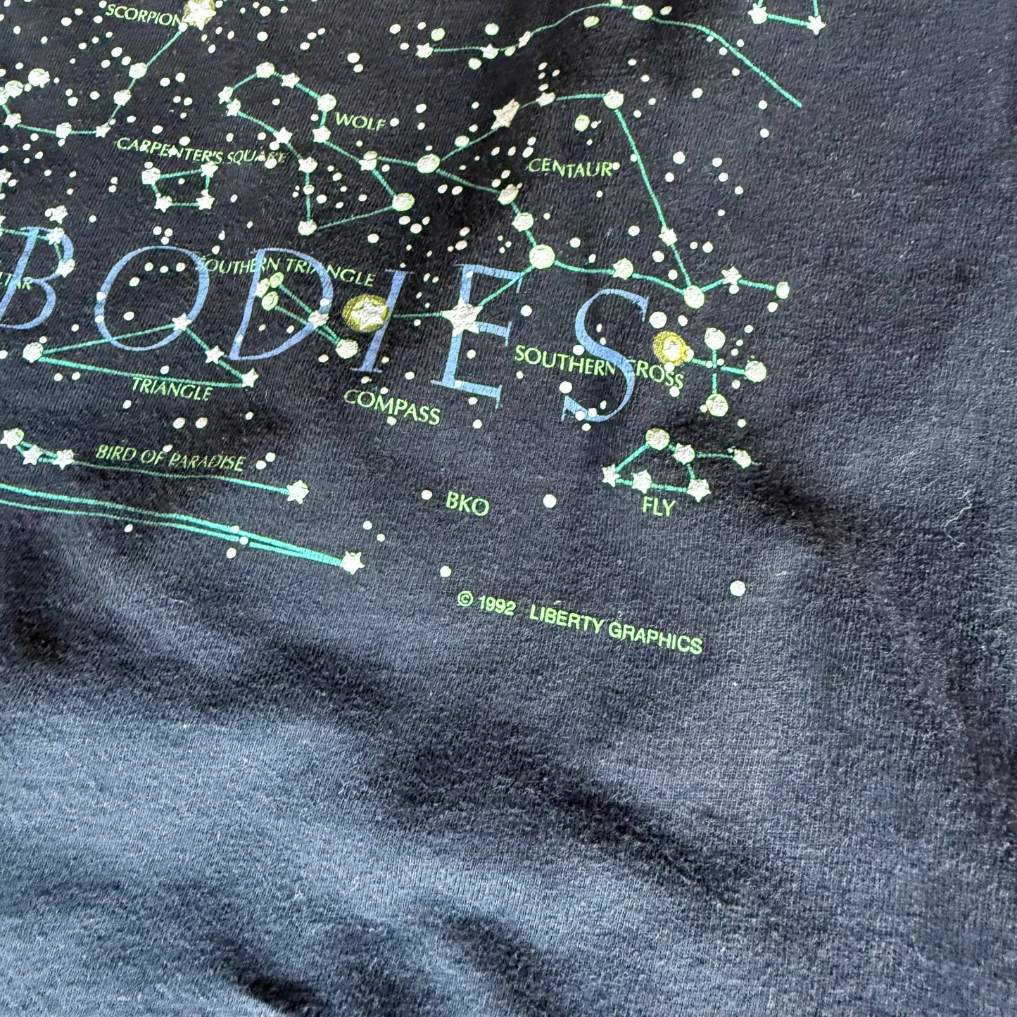 90’s “Heavenly Bodies” Astrology Constellation Shirt Size XL