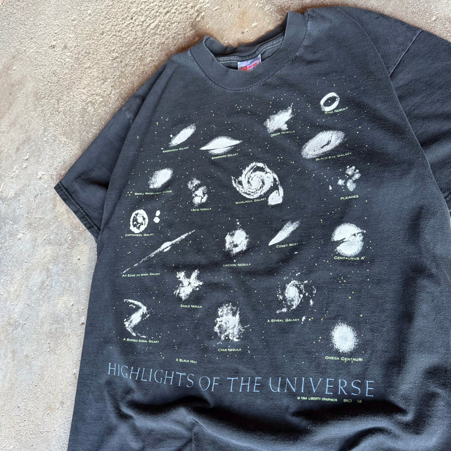 Late 90’s “Highlights of the Universe” Galaxy Space Shirt Size L