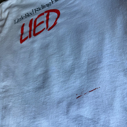 2000’s Defenders of Wildlife “Little Red Riding Hood LIED” Art Activism Shirt Size L