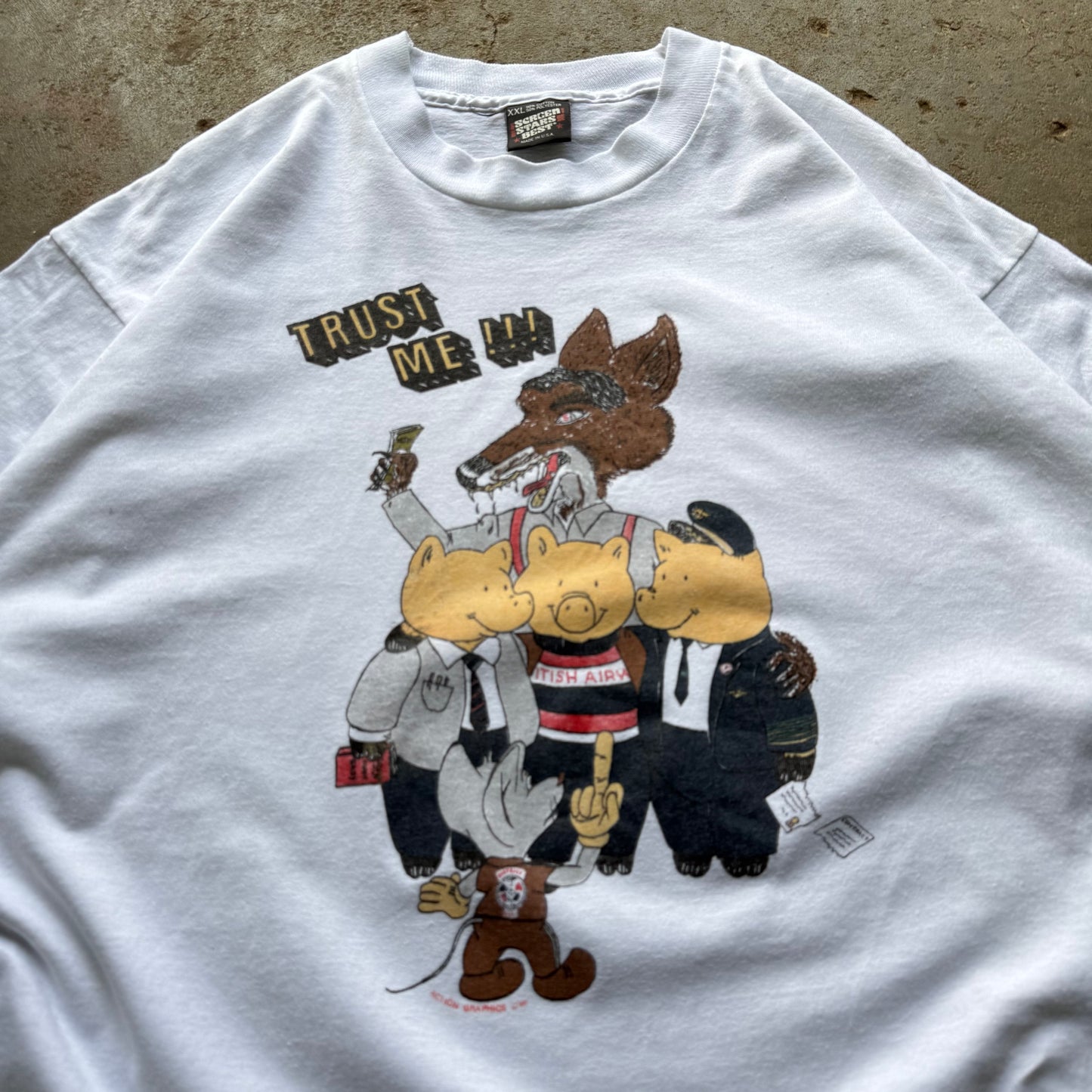 90’s Big Bad Wolf Political Parody Tee